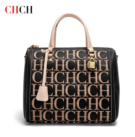 CHCH 女用手提包  款式：復古時尚手提包 設計特色：字母刺繡 類型：托特包