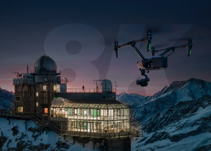 大疆 DJI Inspire 3 悟3 一體化空中電影機 全片幅8K影像 航點飛行拍攝高機動精準飛行大疆無人機