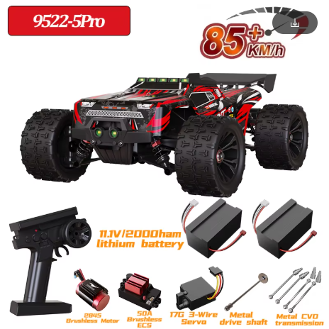 9522PRO 高速遙控車，時速 85 公里/小時，無刷四驅越野漂移車，1:16 比例，9522 專業賽車，時速 50 公里/小時，男孩玩具